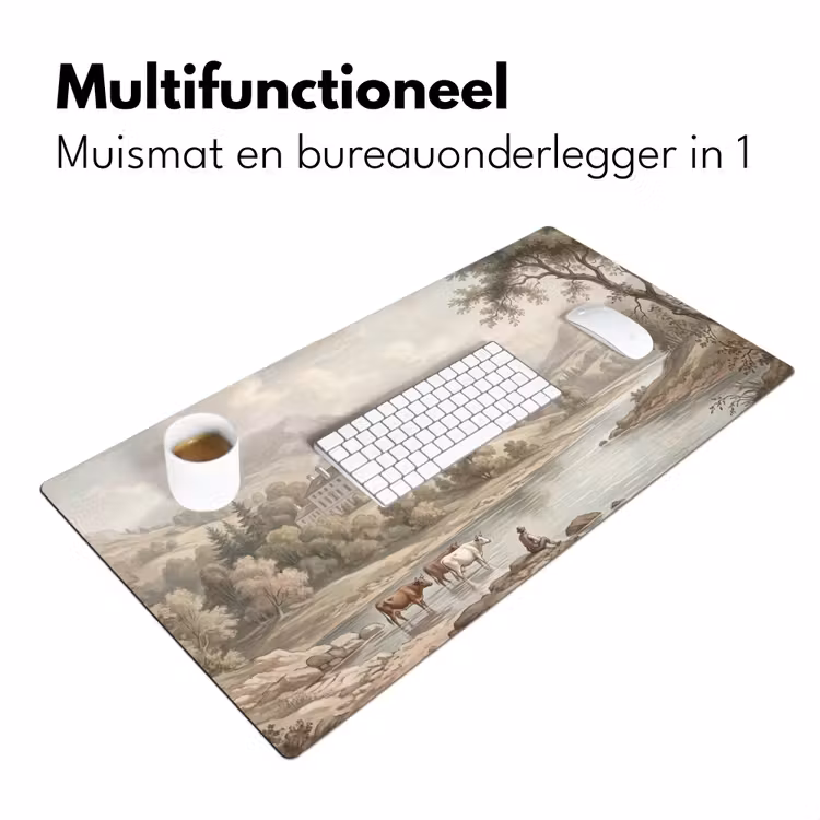 Bureau onderlegger - Landhuis - Rivier - Vee — 7