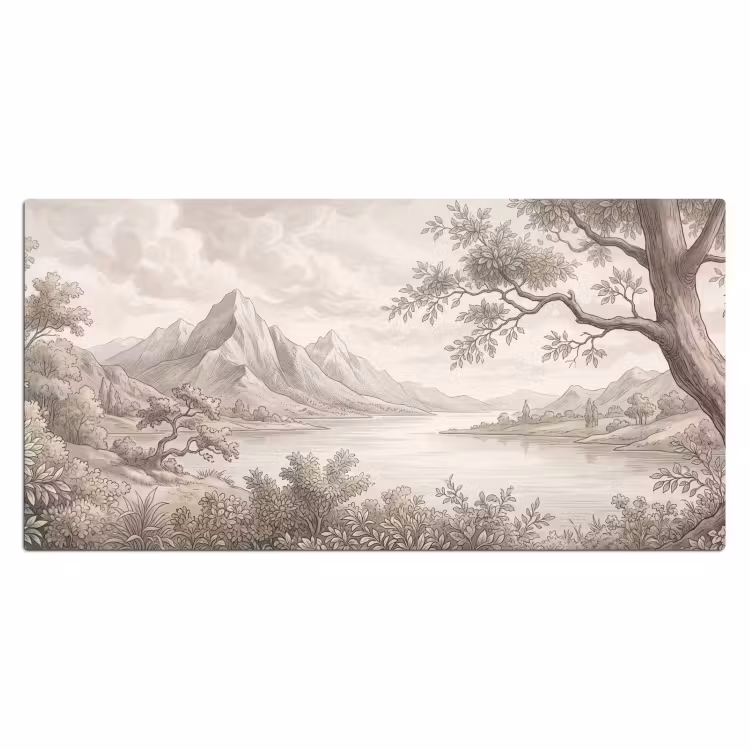 Bureau onderlegger - Landschap - Bergen - Meer - Natuur — 2