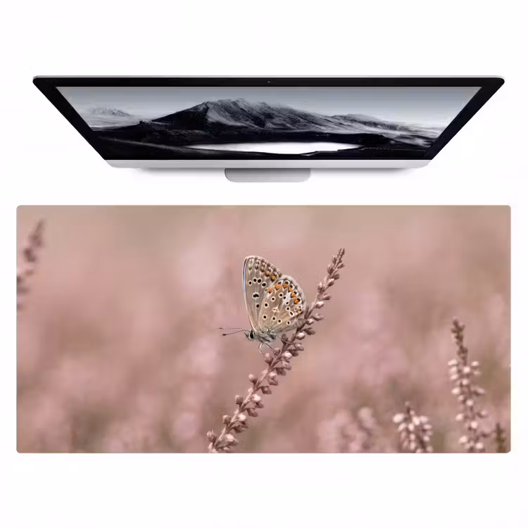 Bureau onderlegger - Lavendel - Vlinder - Paars — 1