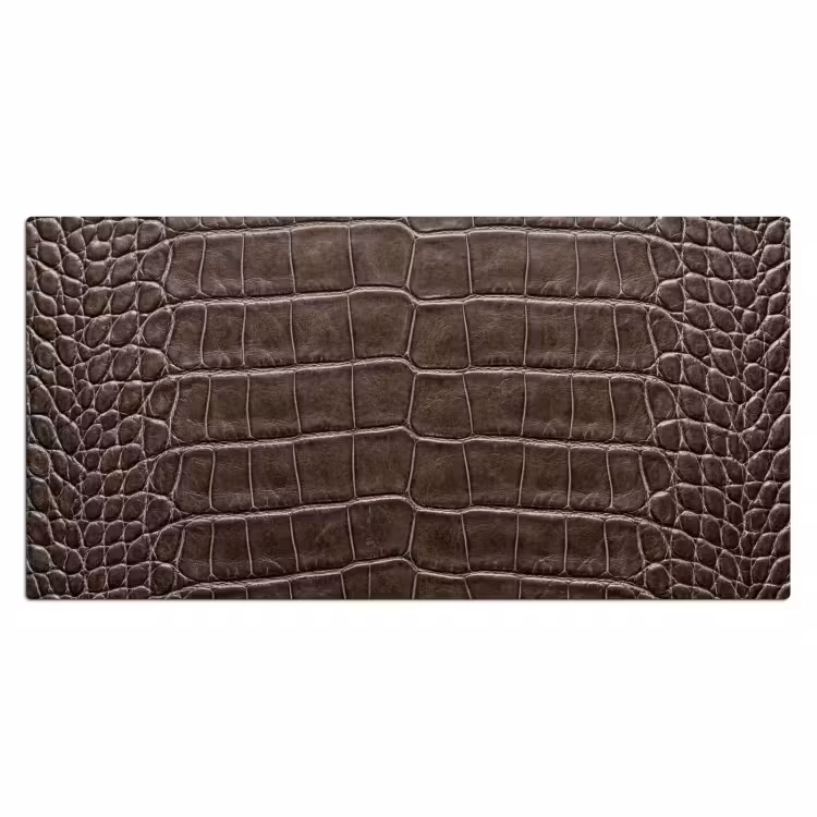 Bureau onderlegger - Leer - Krokodil - Mat — 2