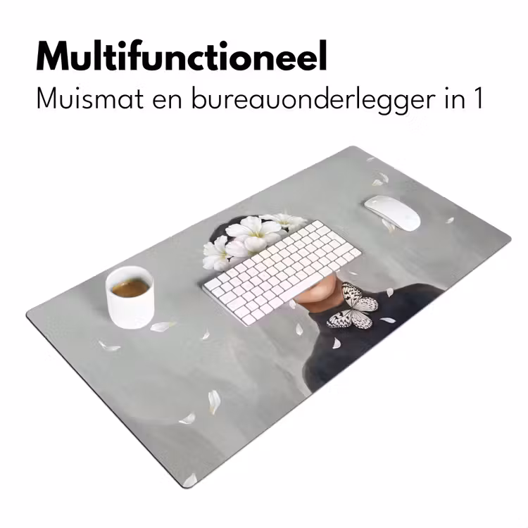 Bureau onderlegger - Lelies - Portret - Wit — 7