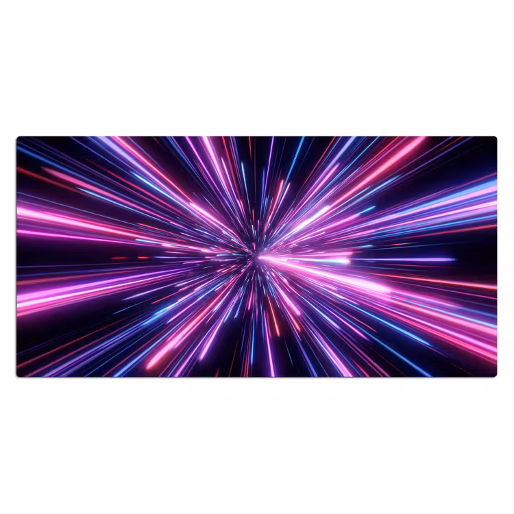 Bureau onderlegger - Lichtsnelheid - Ruimte - Roze - Paars — 2