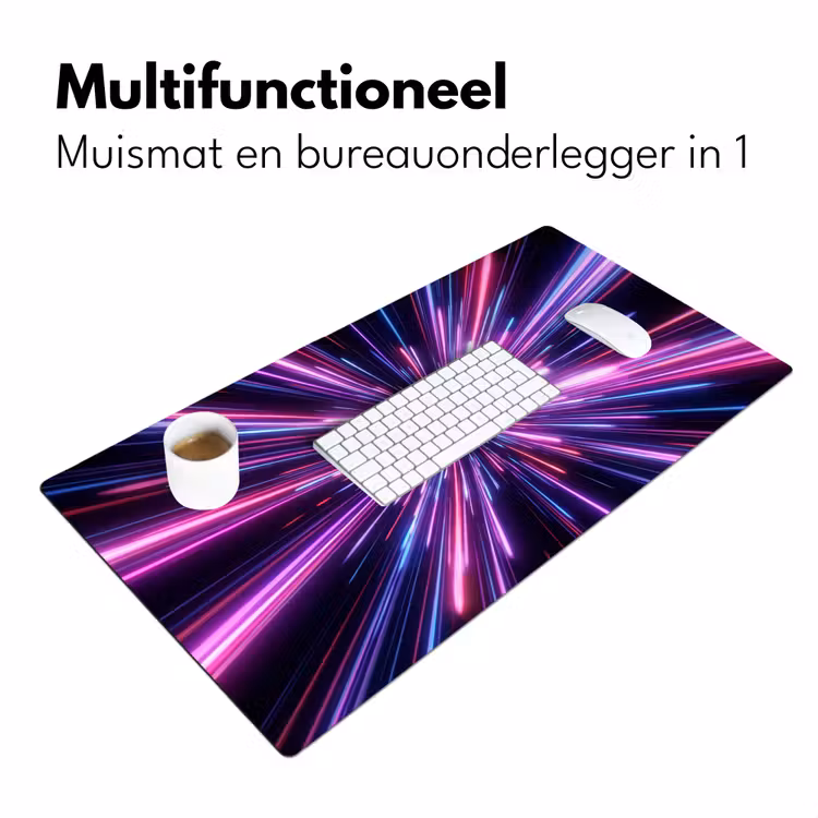 Bureau onderlegger - Lichtsnelheid - Ruimte - Roze - Paars — 7