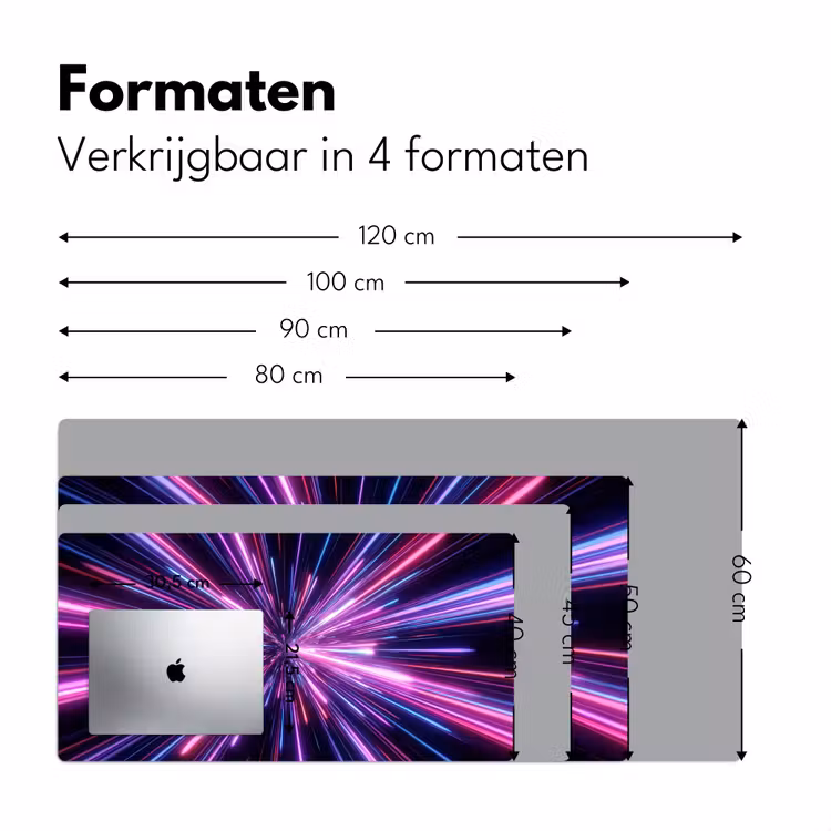 Bureau onderlegger - Lichtsnelheid - Ruimte - Roze - Paars — 8