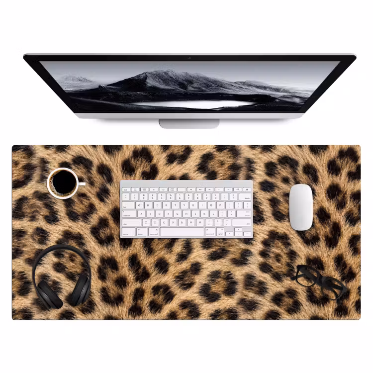 Bureau onderlegger - Luipaard - Vacht - Klassiek - Bruin — 4