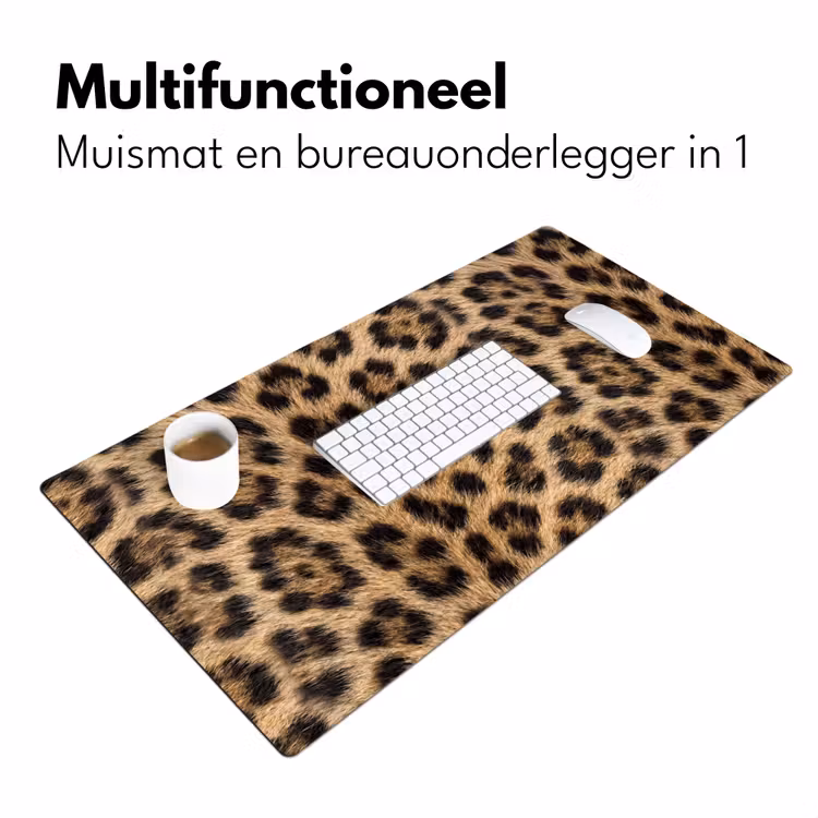 Bureau onderlegger - Luipaard - Vacht - Klassiek - Bruin — 7