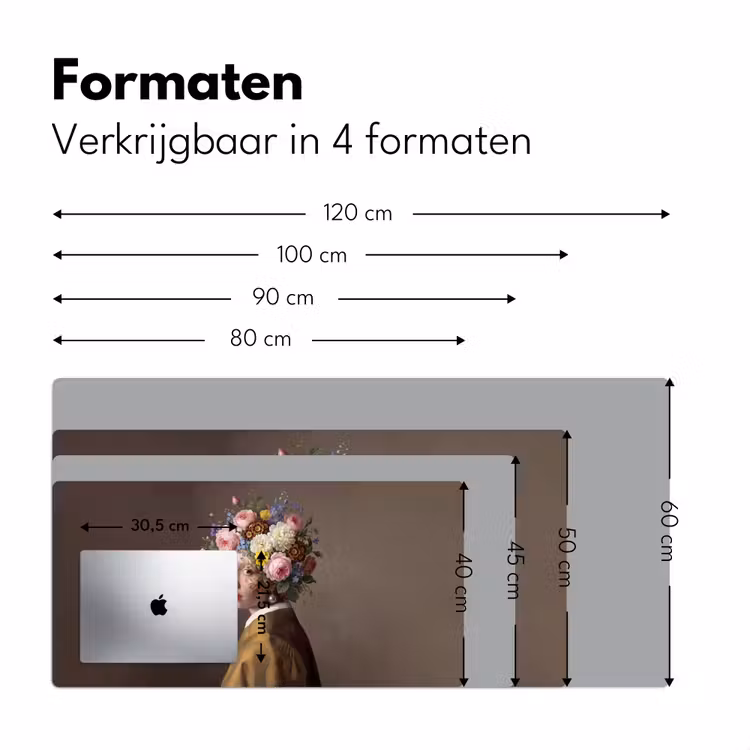 Bureau onderlegger - Meesterwerk - Modern - Kleurrijk — 8