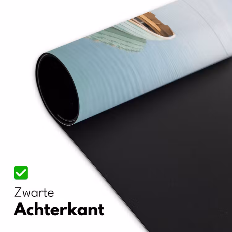 Bureau onderlegger - Minimalistisch - Boot - Zee — 5