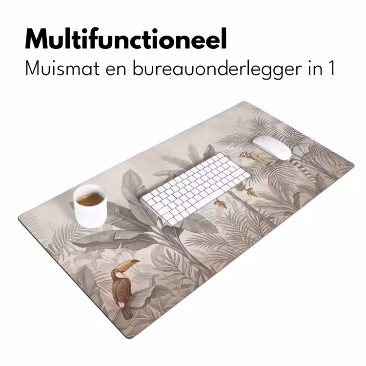 Bureau onderlegger - Natuur - Jungle - Ringstaartmaki - Bruin — 7