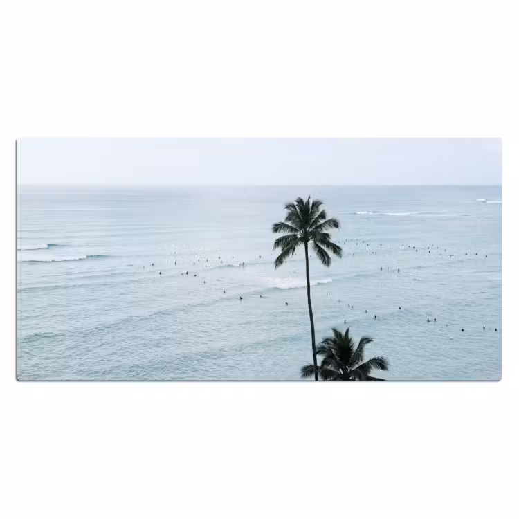 Bureau onderlegger - Oceaan - Palmbomen - Surfers — 2