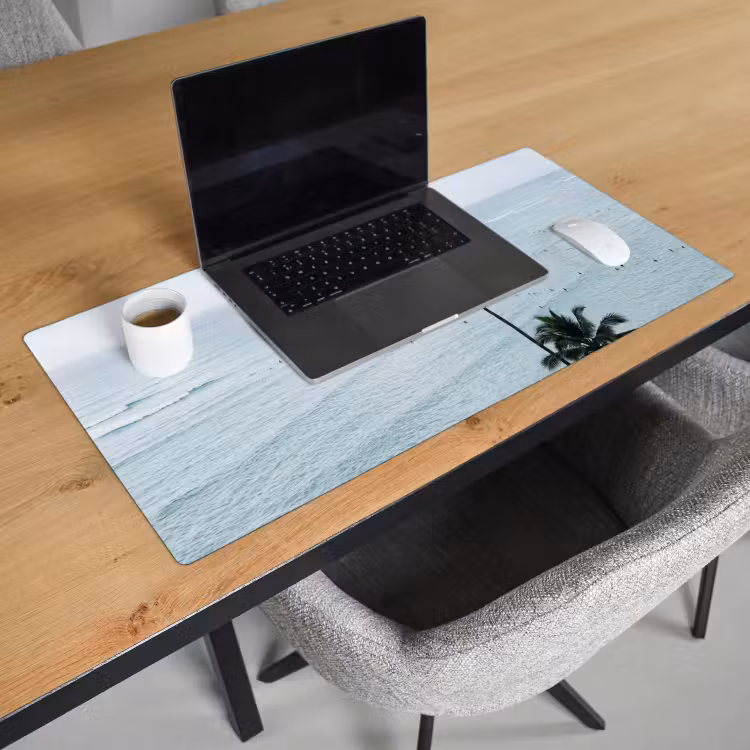 Bureau onderlegger - Oceaan - Palmbomen - Surfers — 3