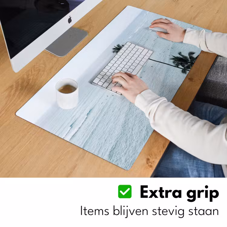 Bureau onderlegger - Oceaan - Palmbomen - Surfers — 6