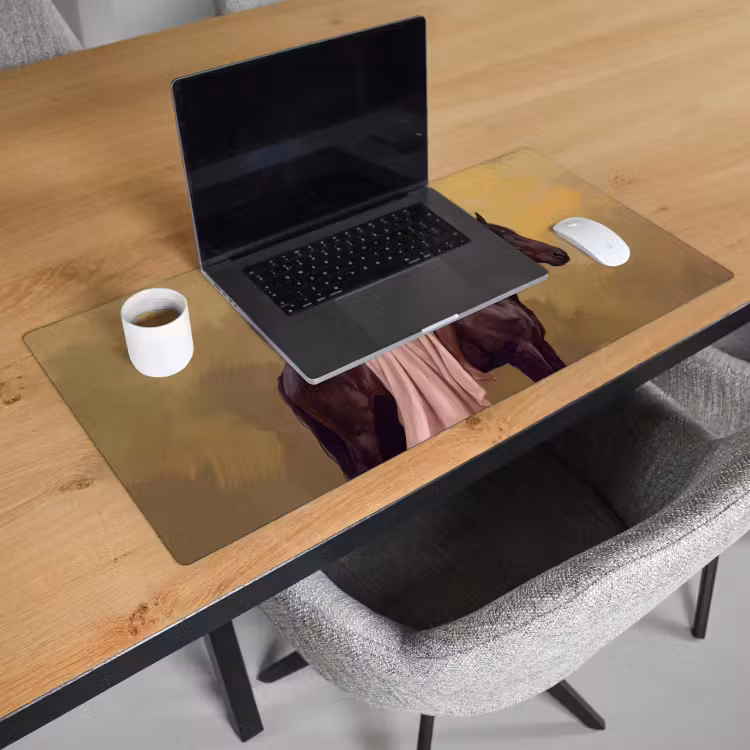 Bureau onderlegger - Paard - Klassiek - Oker — 3