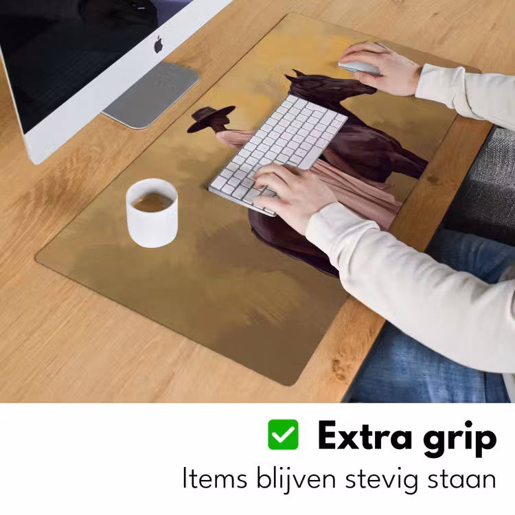 Bureau onderlegger - Paard - Klassiek - Oker — 6