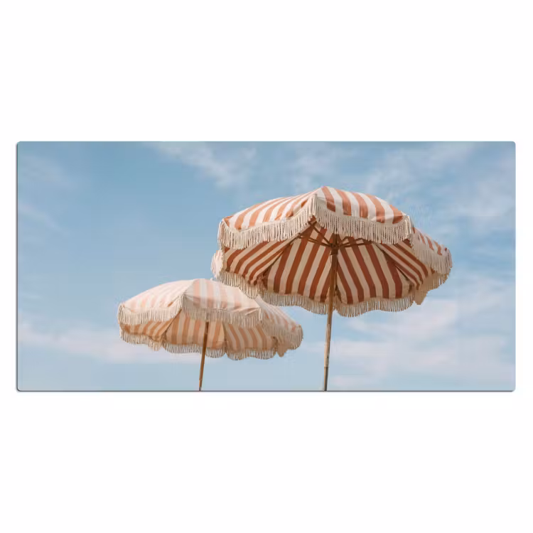 Bureau onderlegger - Parasol - Lucht - Rood — 2