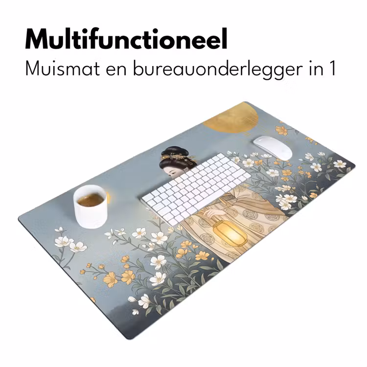 Bureau onderlegger - Aziatisch - Vrouw - Kimono — 7