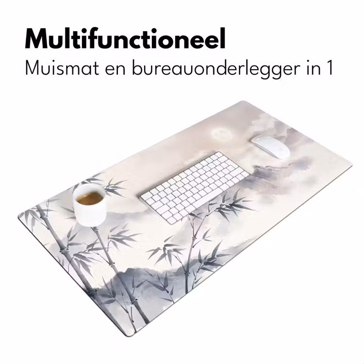 Bureau onderlegger - Bamboe - Azië - Grijs — 7