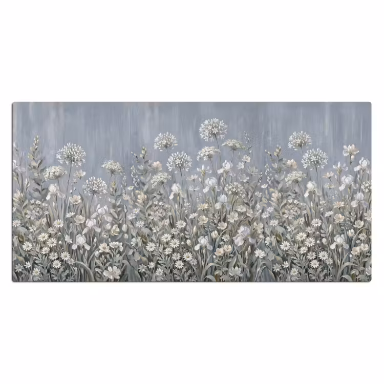 Bureau onderlegger - Bloemen - Botanisch - Blauw — 2