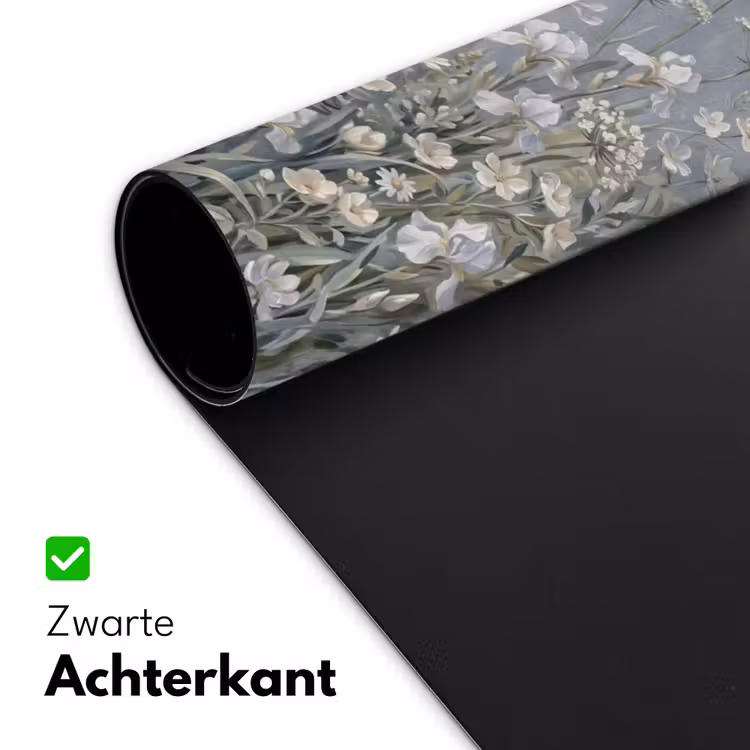 Bureau onderlegger - Bloemen - Botanisch - Blauw — 5