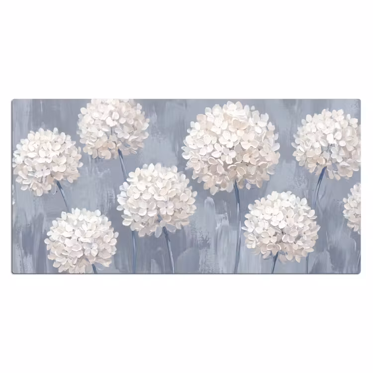 Bureau onderlegger - Bloemen - Illustratie - Blauw — 2