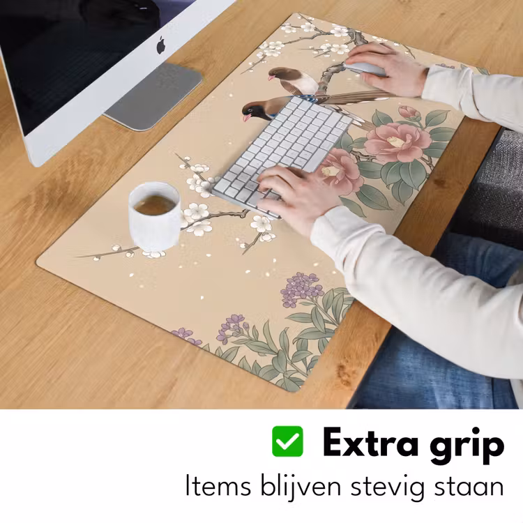 Bureau onderlegger - Bloemen - Vogels - Bloemen — 6