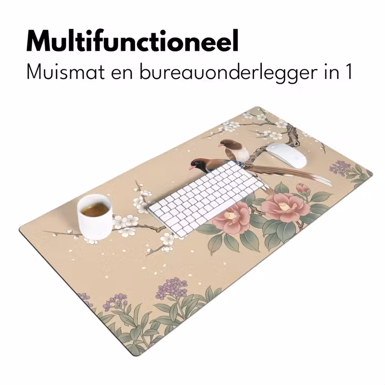 Bureau onderlegger - Bloemen - Vogels - Bloemen — 7