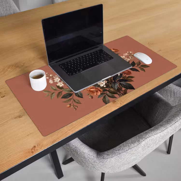 Bureau onderlegger - Boeket - Retro - Kleurrijk — 3