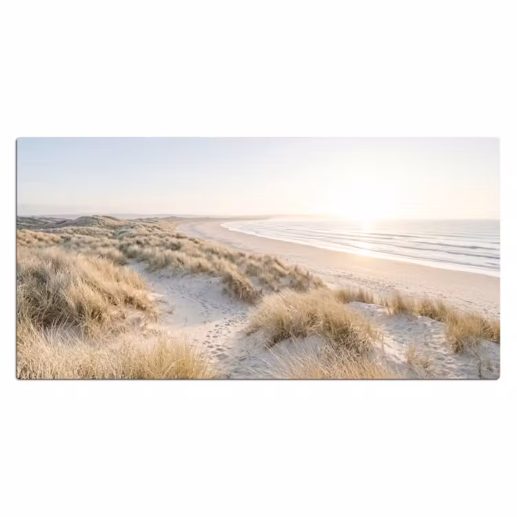Bureau onderlegger - Duinen - Strand - Beige — 2