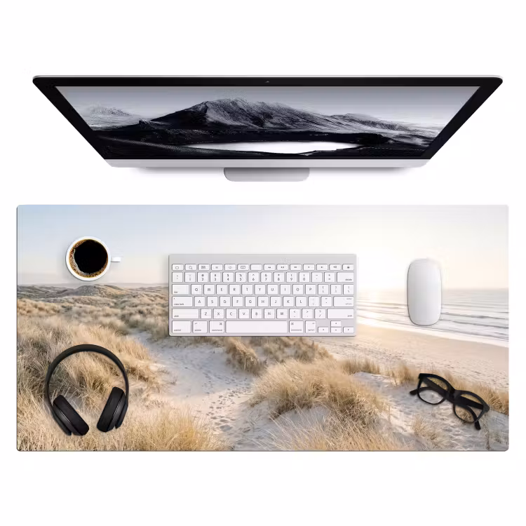 Bureau onderlegger - Duinen - Strand - Beige — 4