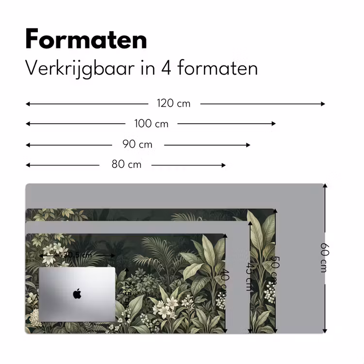 Bureau onderlegger - Jungle - Bladeren - Botanisch - Groen — 8