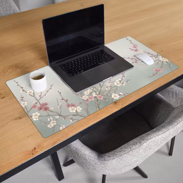 Bureau onderlegger - Kersen - Bloesem - Groen — 3