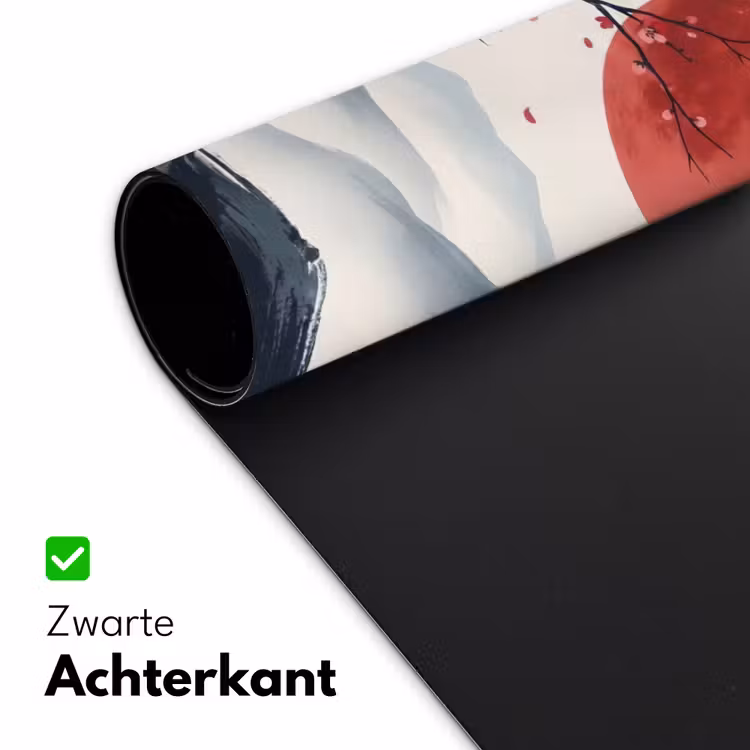 Bureau onderlegger - Kersenbloesem - Oosters - Rood — 5