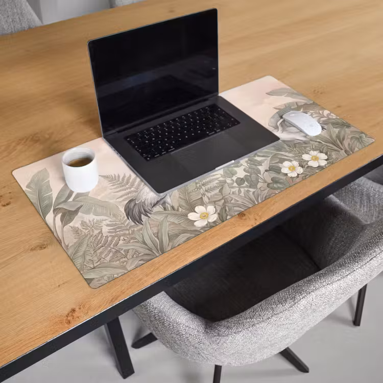 Bureau onderlegger - Kraanvogels - Natuur - Roze — 3