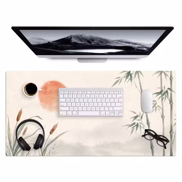 Bureau onderlegger - Minimalistisch - Bamboe - Groen — 4