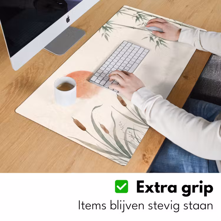 Bureau onderlegger - Minimalistisch - Bamboe - Groen — 6