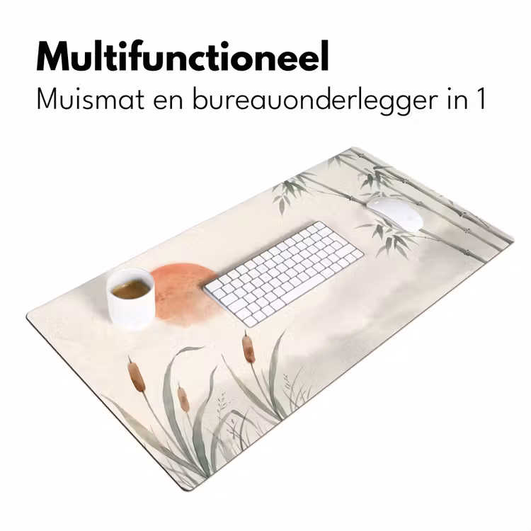 Bureau onderlegger - Minimalistisch - Bamboe - Groen — 7