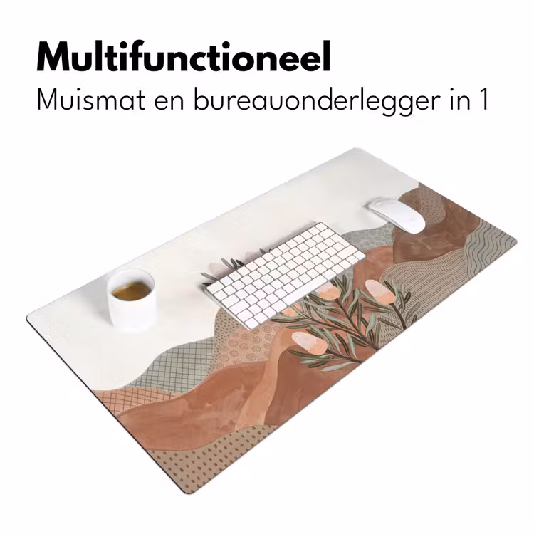 Bureau onderlegger - Modern - Heuvels - Terracotta — 7