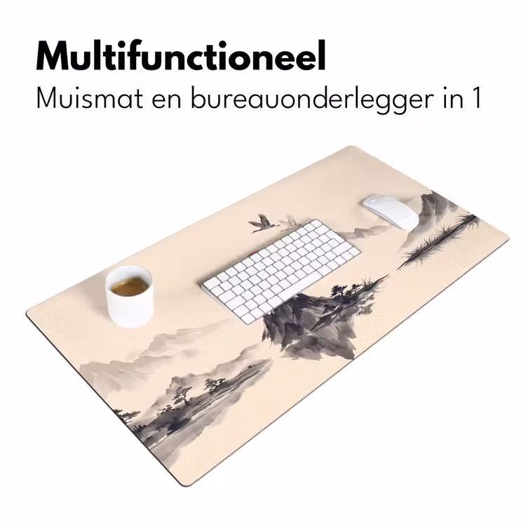 Bureau onderlegger - Oosters - Kraanvogels - Landschap — 7