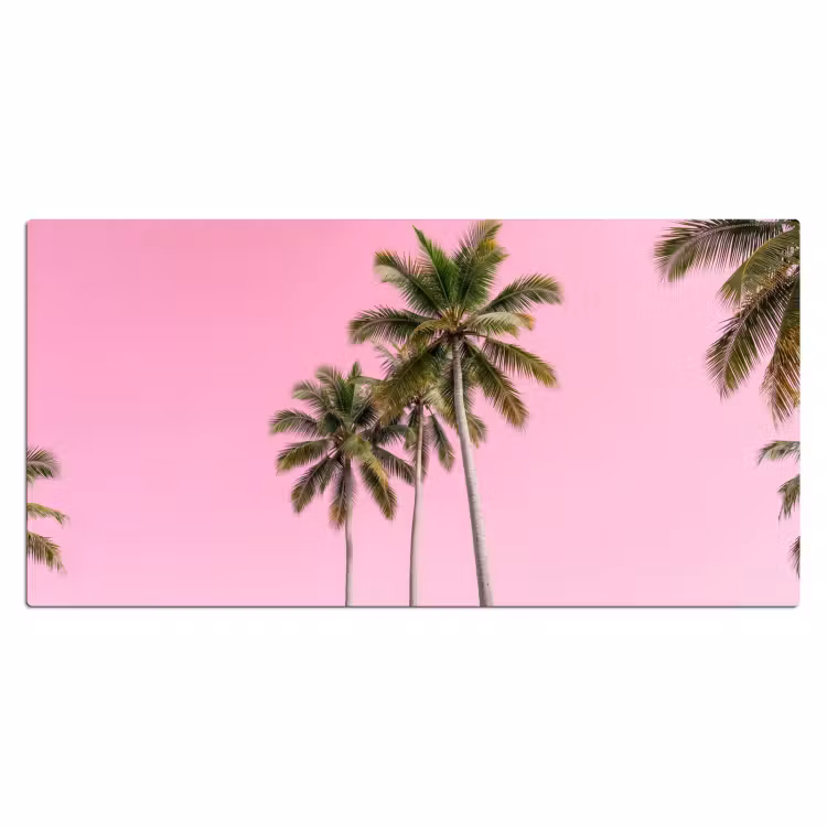 Bureau onderlegger - Palmboom - Tropisch - Pink — 2