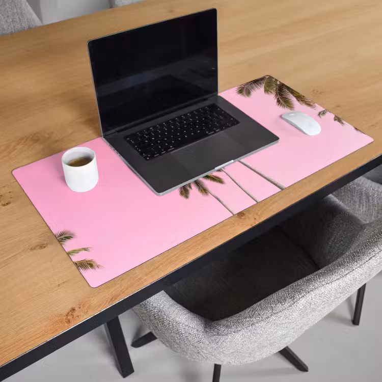 Bureau onderlegger - Palmboom - Tropisch - Pink — 3