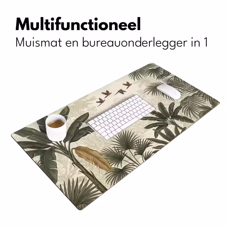 Bureau onderlegger - Papagaaien - Jungle - Tropisch - Green — 7