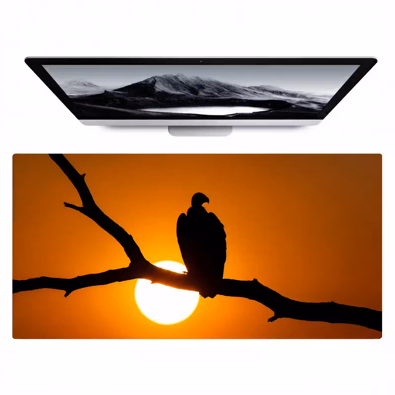 Bureau onderlegger - Gier - Tak - Zon - Oranje — 1