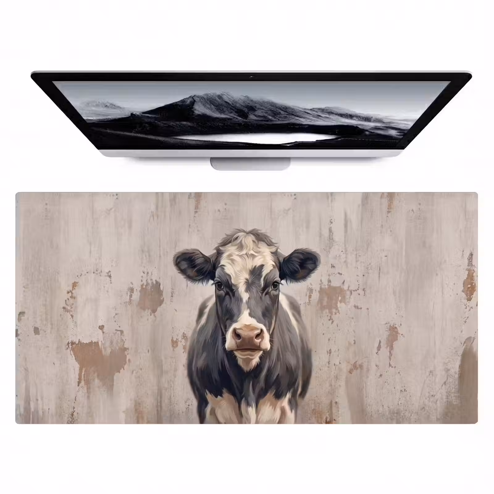 Bureau onderlegger - Koe - Portret - Dieren - Modern — 1