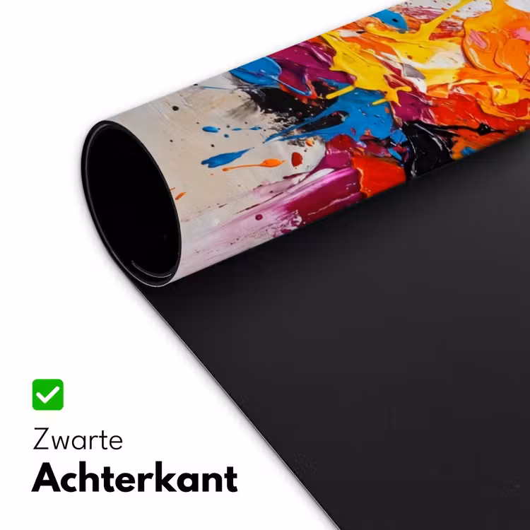 Bureau onderlegger - Abstract - Schilderij - Kleurrijk - Dynamisch — 5