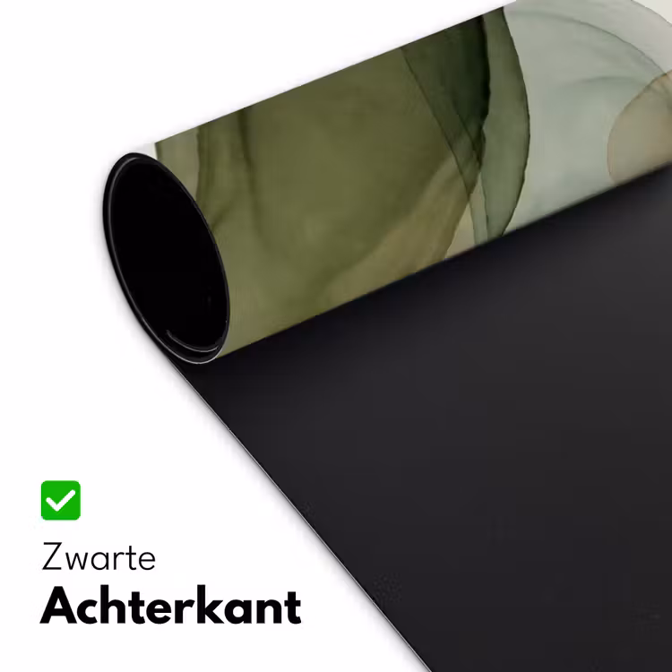 Bureau onderlegger - Abstract - Vormen - Modern - Kunst - Groen - Bruin — 5