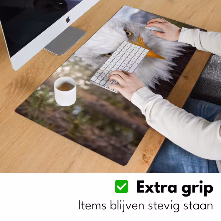 Bureau onderlegger - Amerikaans - Zeearend - Portret - Geel — 6