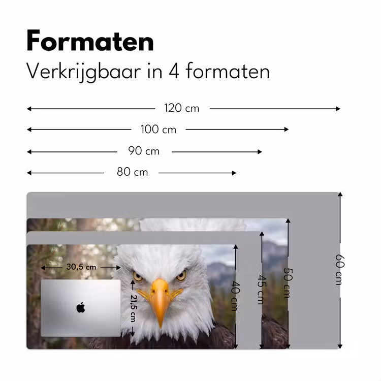 Bureau onderlegger - Amerikaans - Zeearend - Portret - Geel — 8