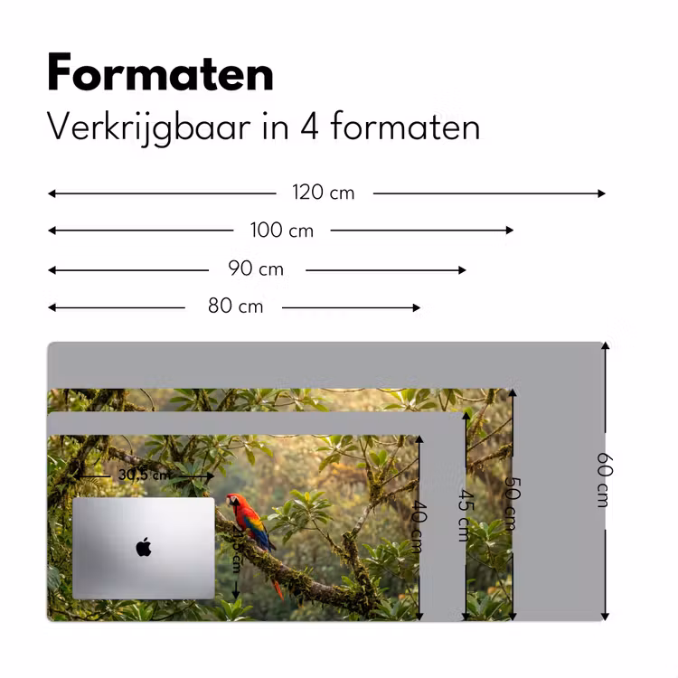 Bureau onderlegger - Ara - Jungle - Rood — 8