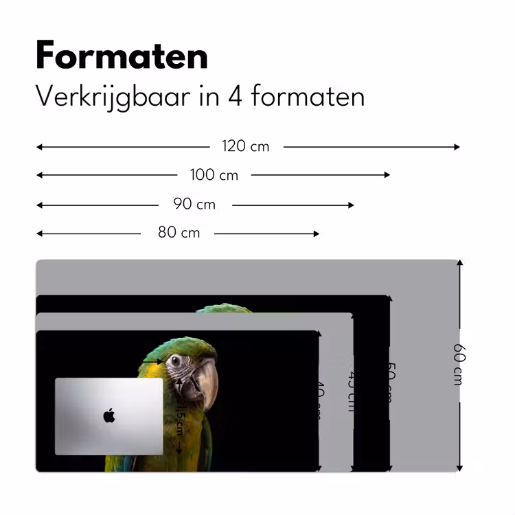 Bureau onderlegger - Ara - Portret - Groen — 8