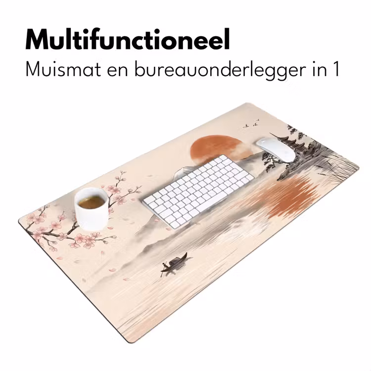 Bureau onderlegger - Bergtop - Meer - Bloesem — 7